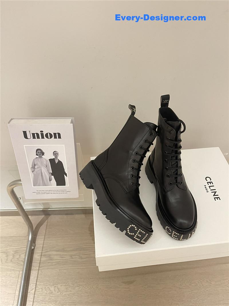 Ce1i*e new lace up cool and handsome martin boots