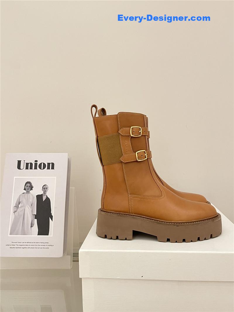 Ce1i*e new lace-up ankle boots