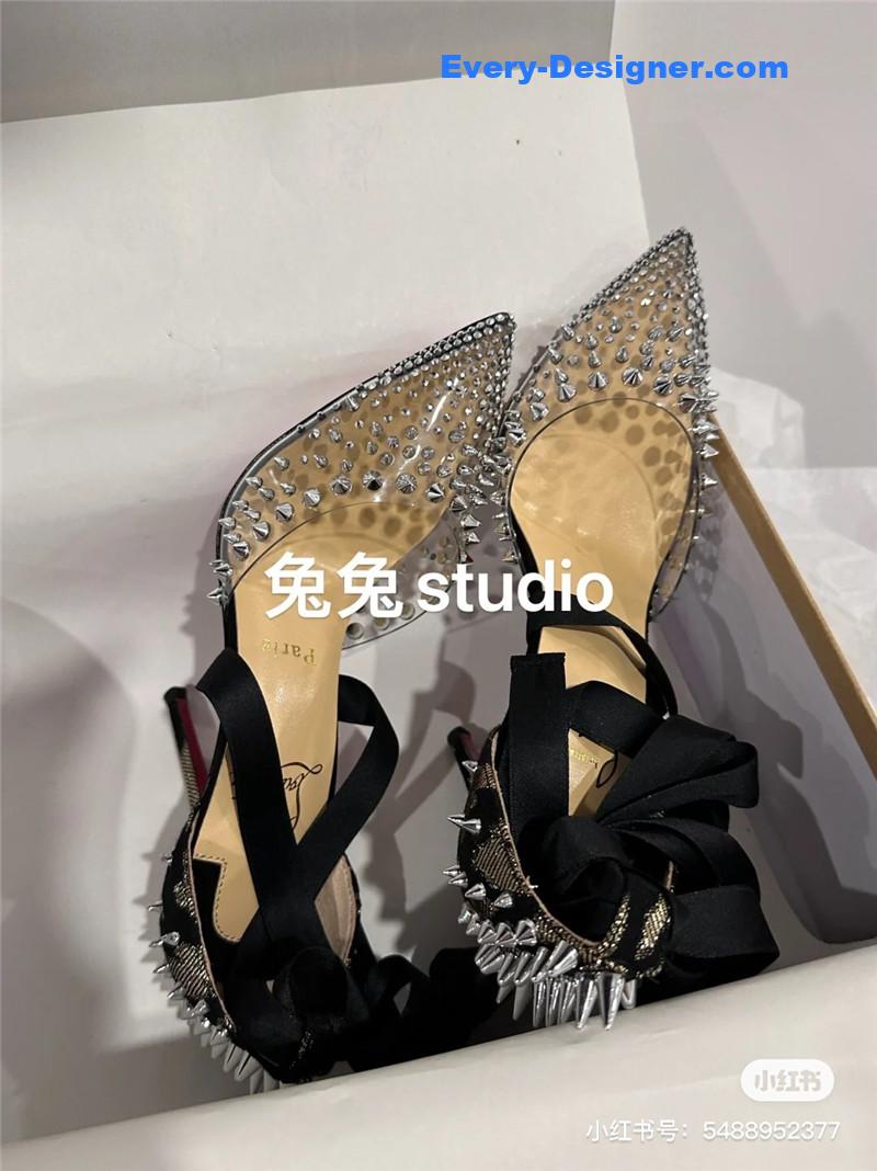 l0vis Vvtt0n lv new pointed rivet high heels
