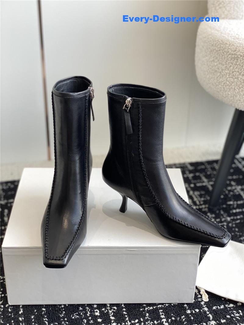 New square toe stiletto boots