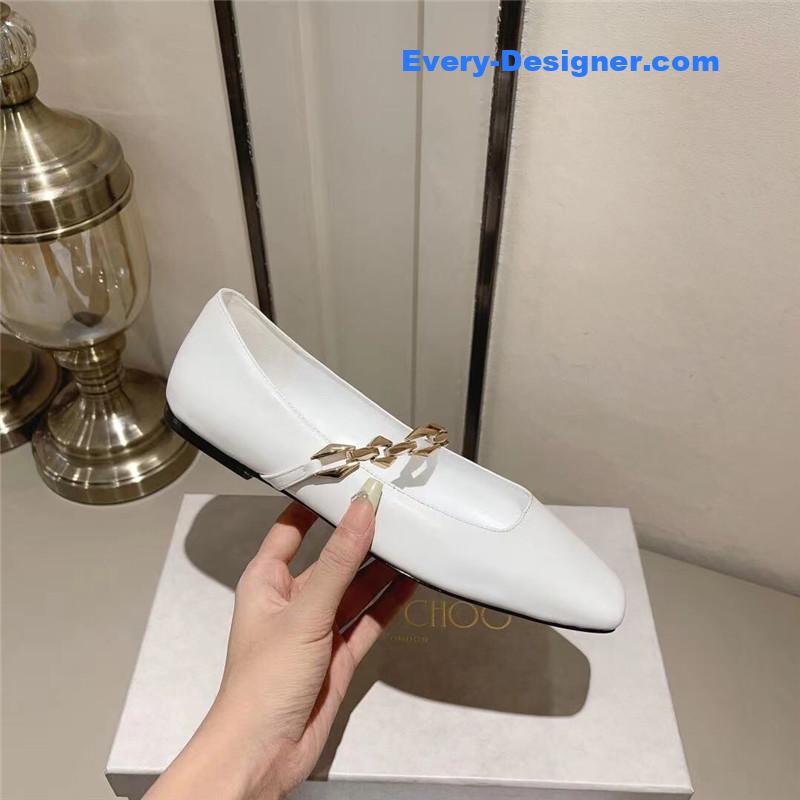 J1m*y Ch00 bow pearl ballet flats