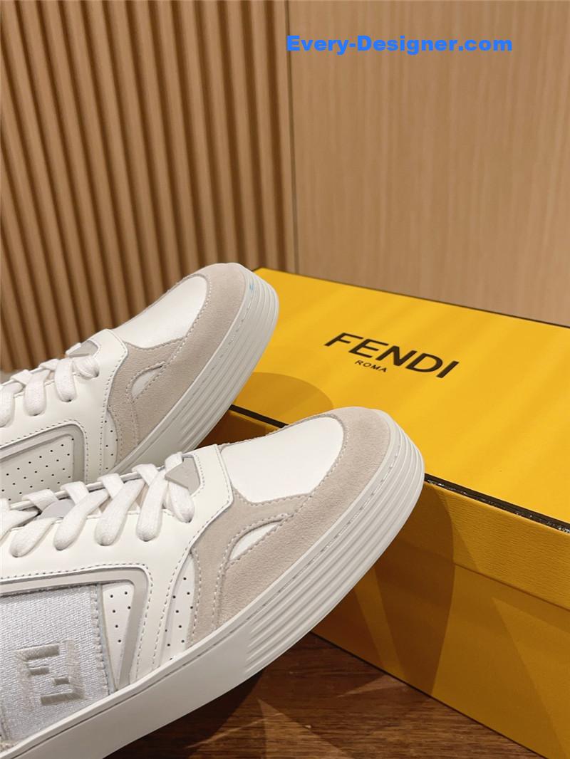 F**di color block lace up sneakers