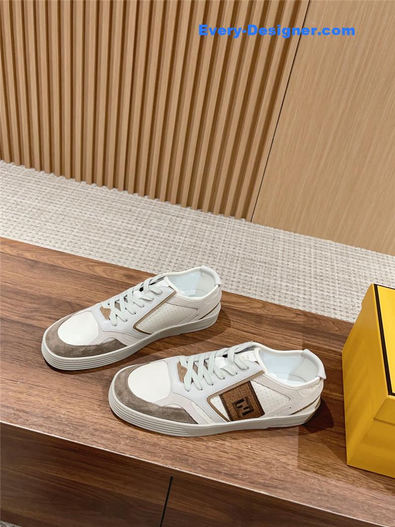 F**di color block lace up sneakers