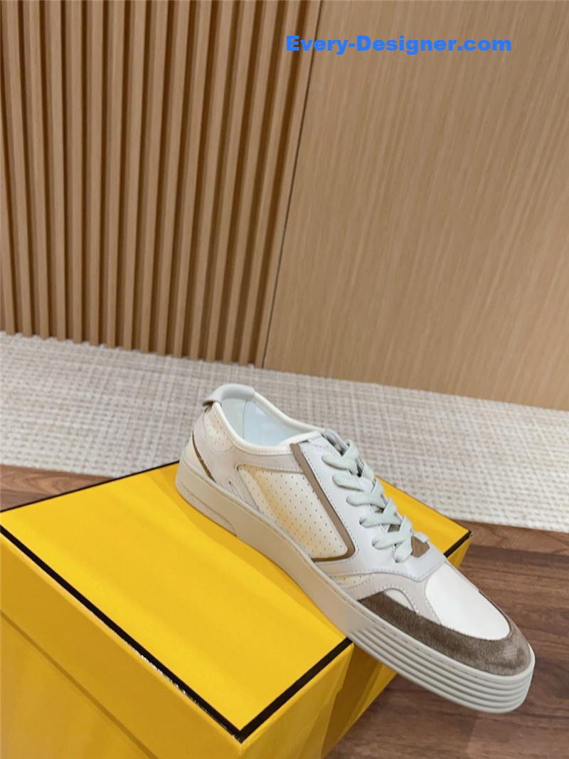 F**di color block lace up sneakers
