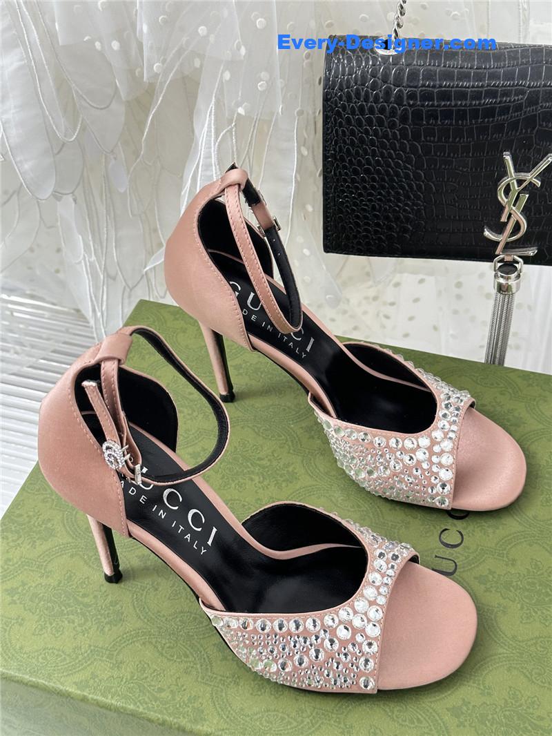 Gvc*1 rhinestone slippers sandals