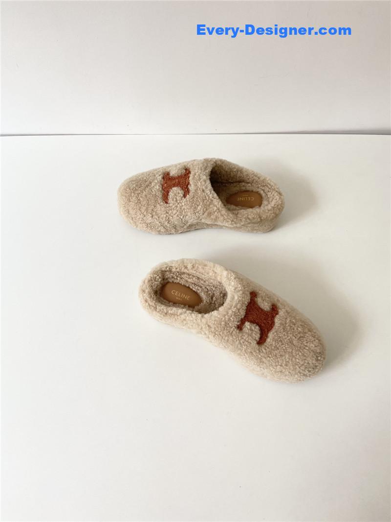 Ce1i*e thick-soled baotou slippers