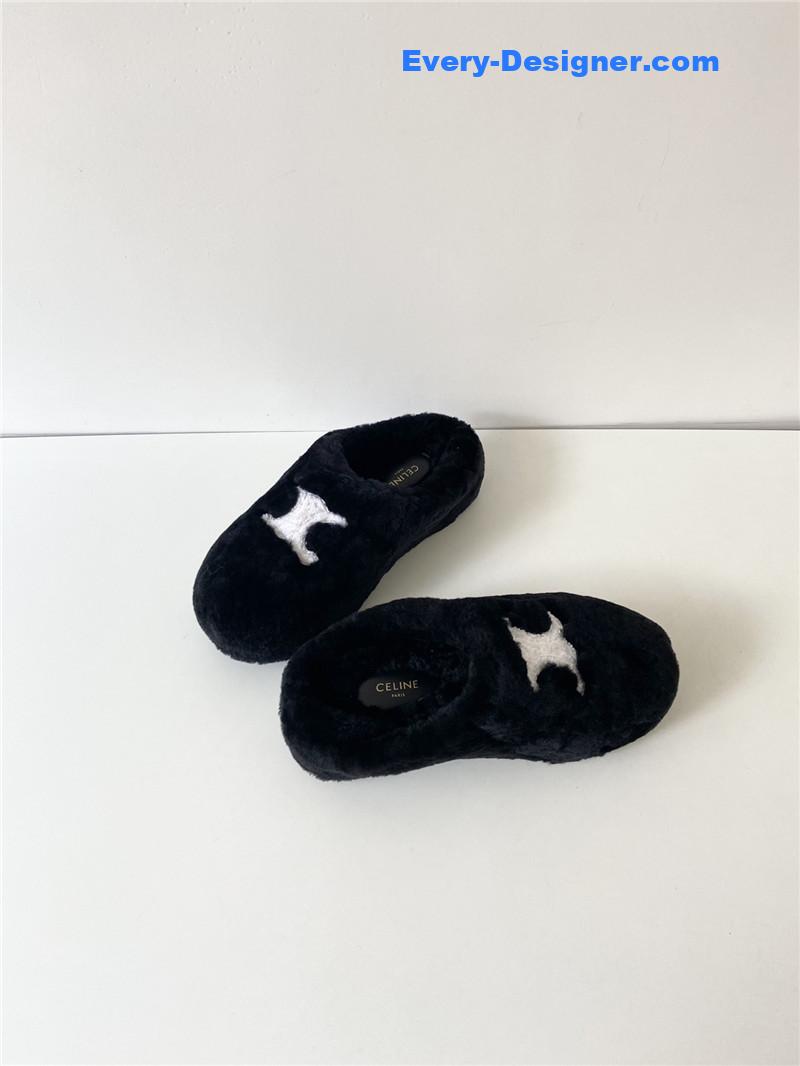 Ce1i*e thick-soled baotou slippers