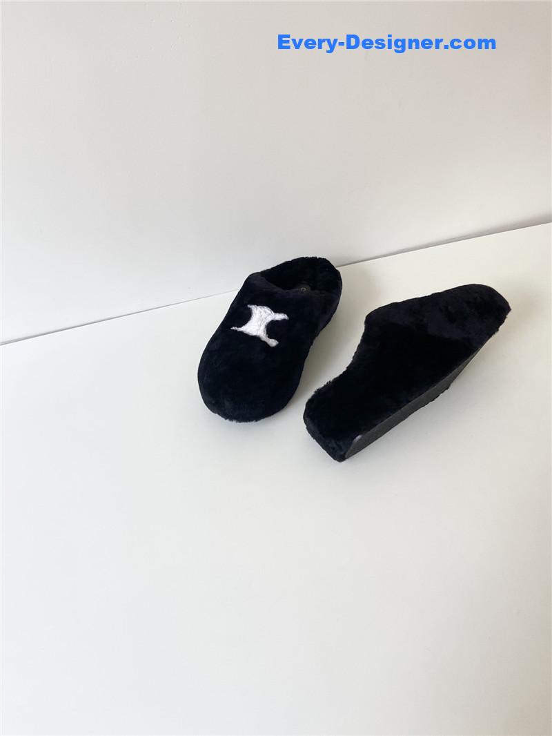 Ce1i*e thick-soled baotou slippers