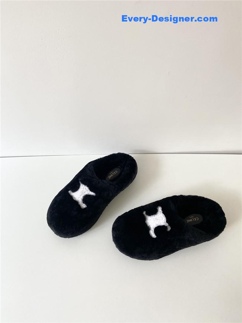 Ce1i*e thick-soled baotou slippers