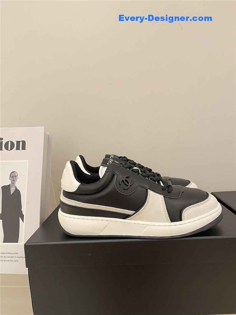 Ch**el early autumn panda color matching sneakers