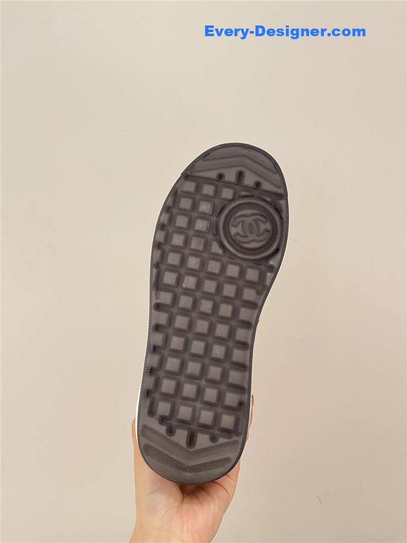 Ch**el early autumn panda color matching sneakers