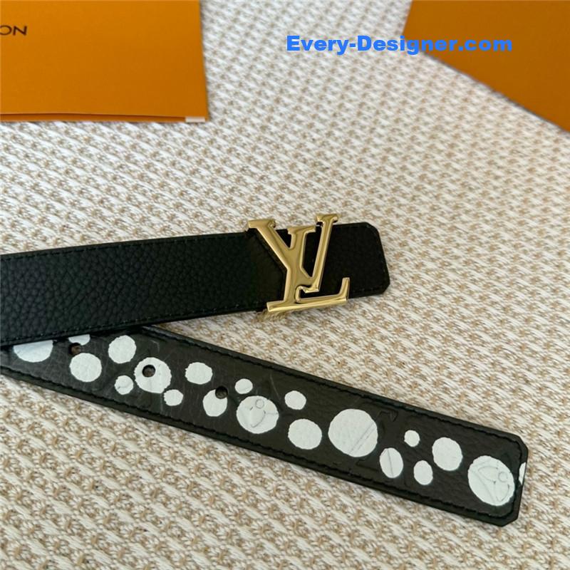 l0vis Vvtt0n lv polka dot print belt