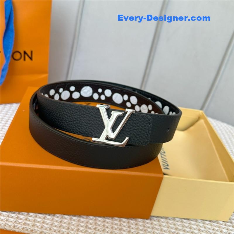l0vis Vvtt0n lv polka dot print belt