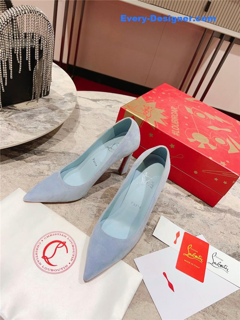 Chr1st1an louboutin banana heel pumps
