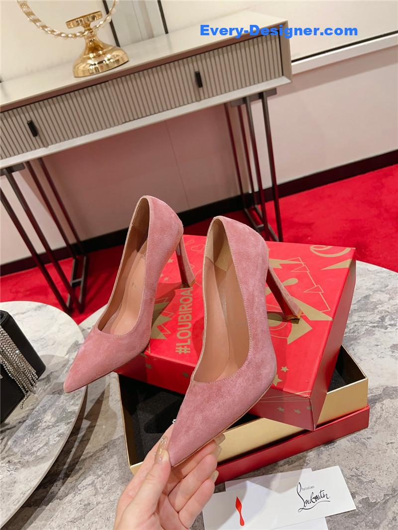 Chr1st1an louboutin banana heel pumps