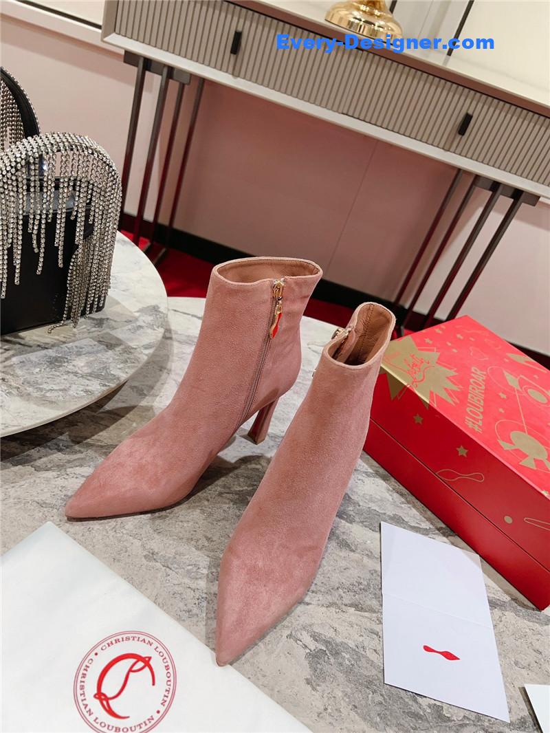 Chr1st1an louboutin banana heel boots