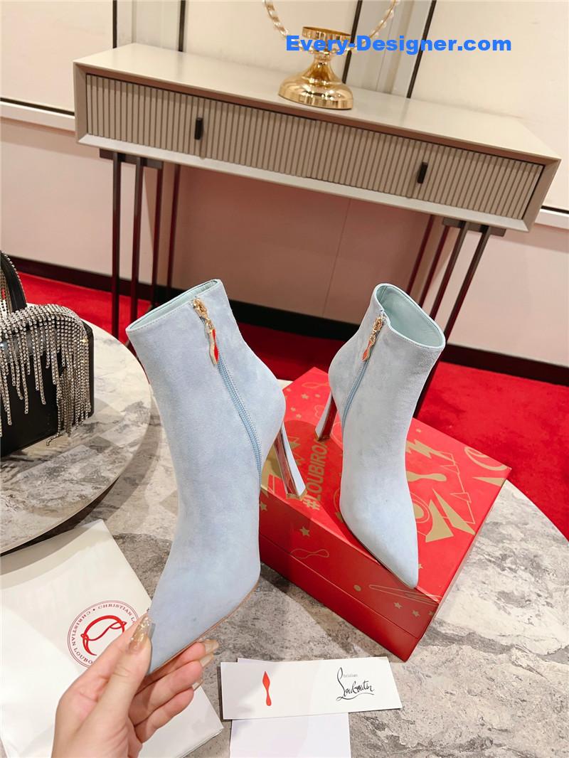 Chr1st1an louboutin banana heel boots