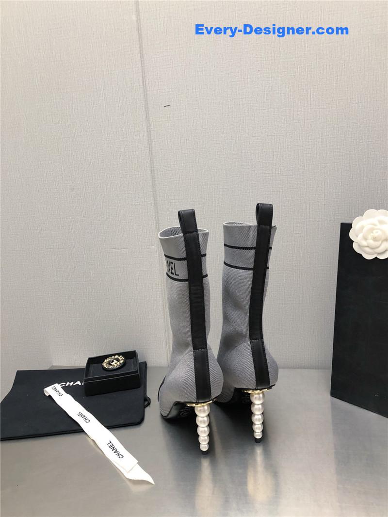 cc D1am0nd double c buckle stiletto boots