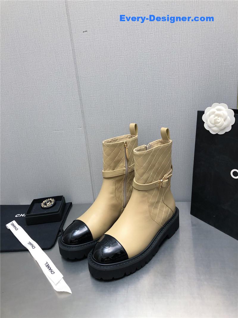 CC Double C Buckle Platform Martin Boots