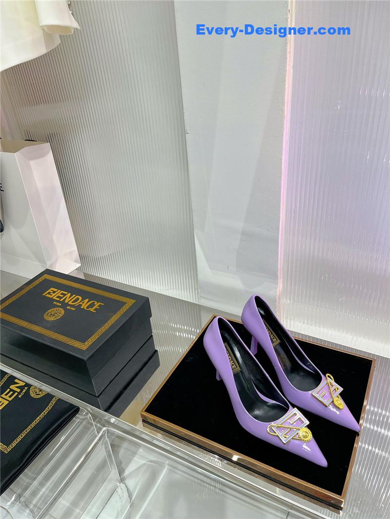 Versace simple temperament high heels