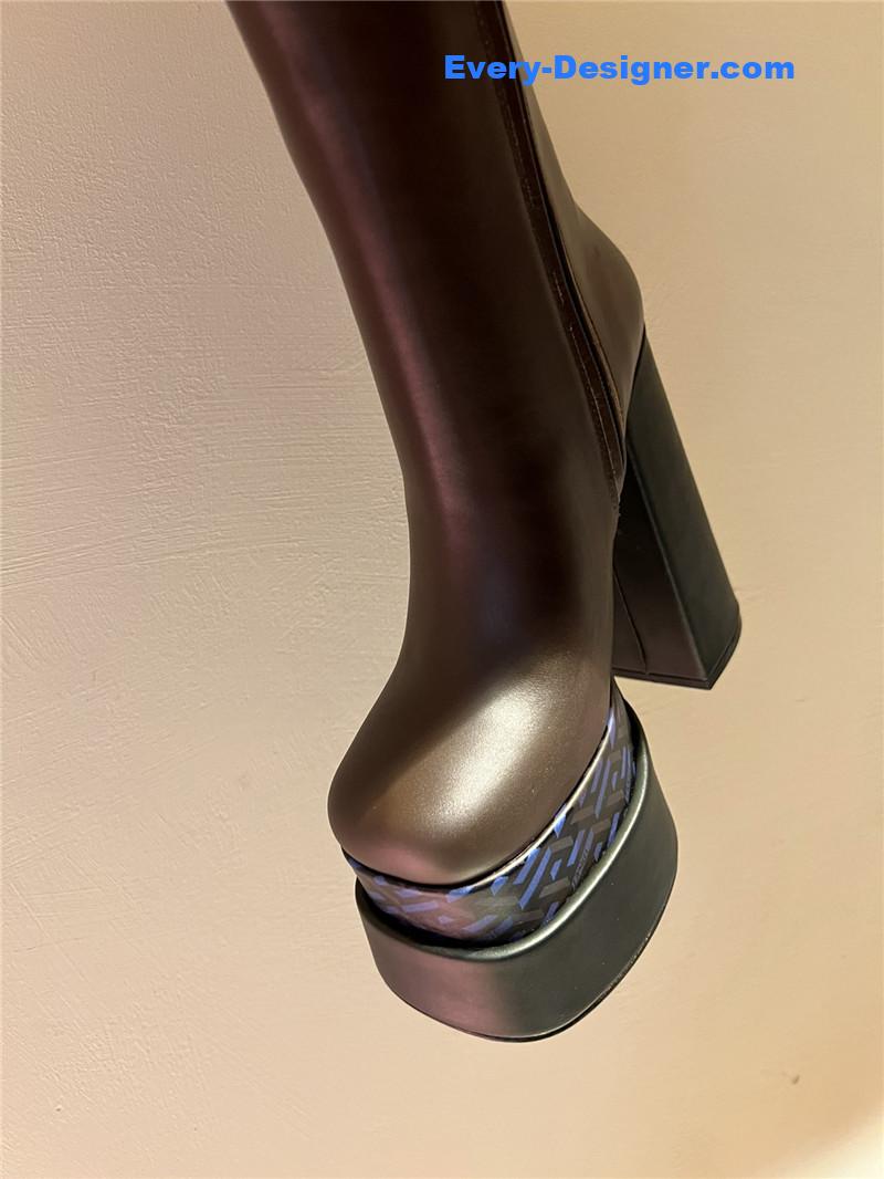 Versace autumn winter new high heel boots