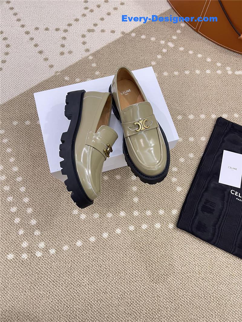 Ce1i*e new thick-soled retro style loafers