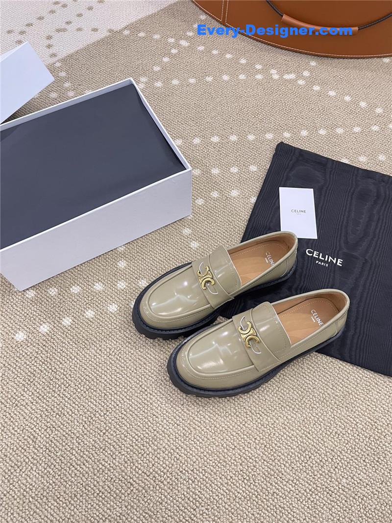 Ce1i*e new thick-soled retro style loafers