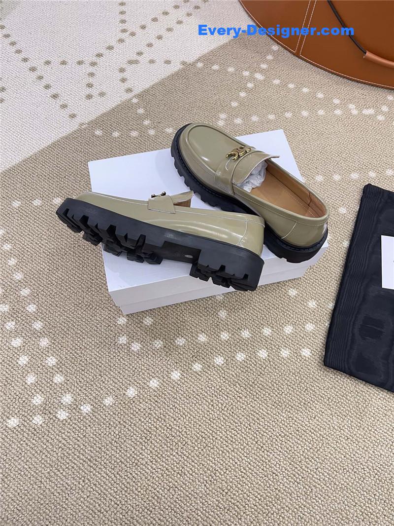 Ce1i*e new thick-soled retro style loafers