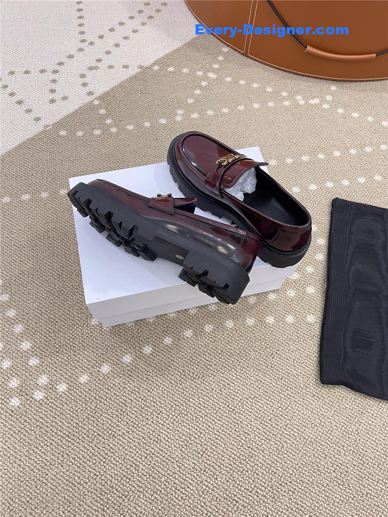 Ce1i*e new thick-soled retro style loafers