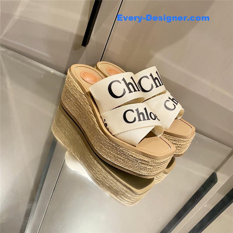 Chloe Cross Braided Roman Slippers