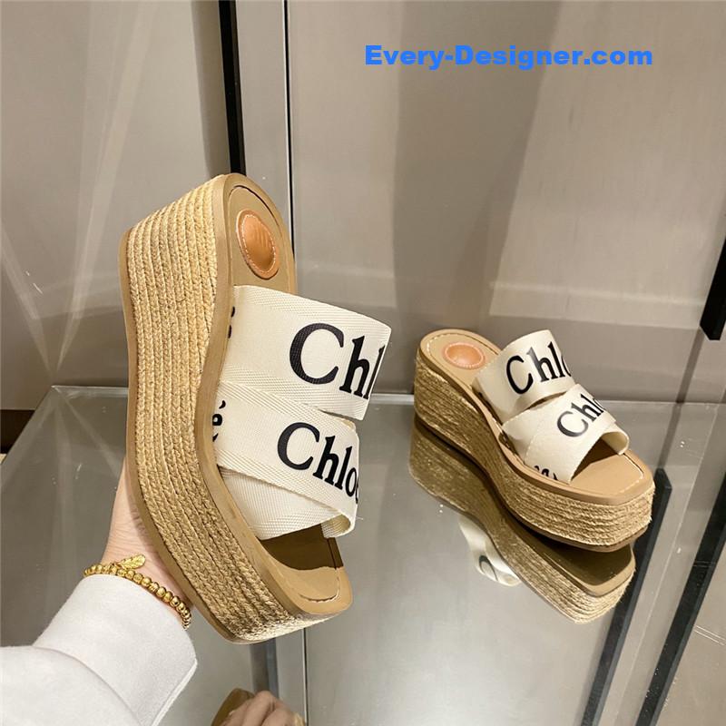 Chloe Cross Braided Roman Slippers