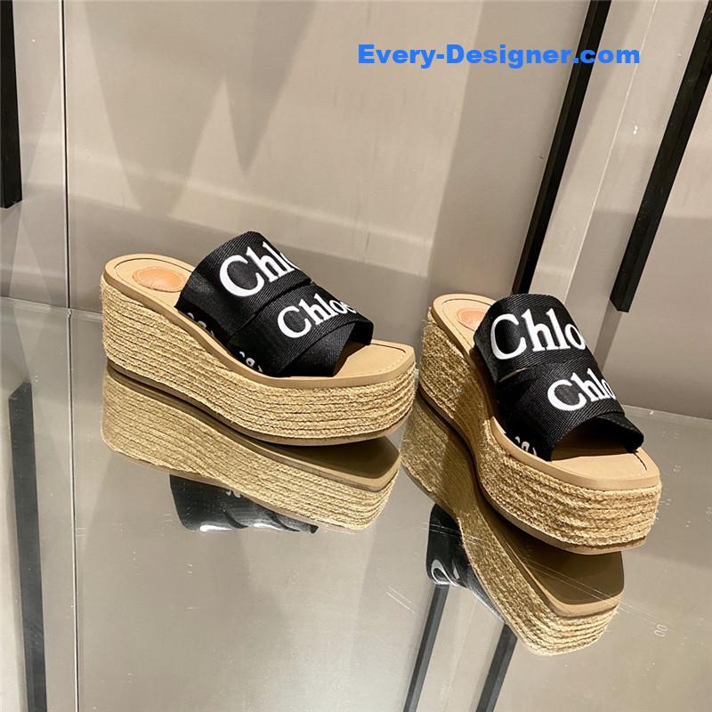 Chloe Cross Braided Roman Slippers