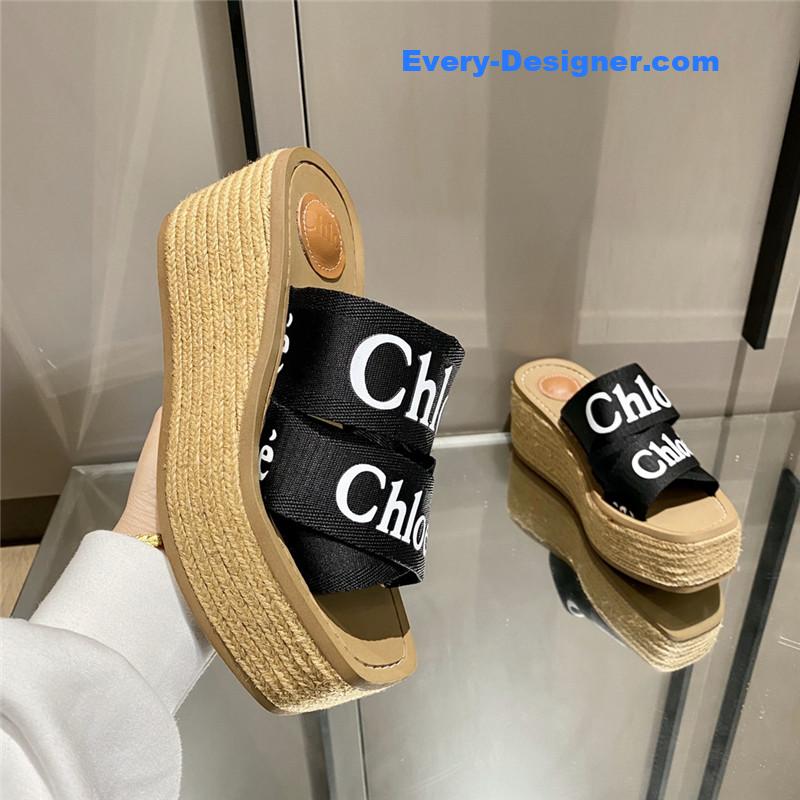 Chloe Cross Braided Roman Slippers
