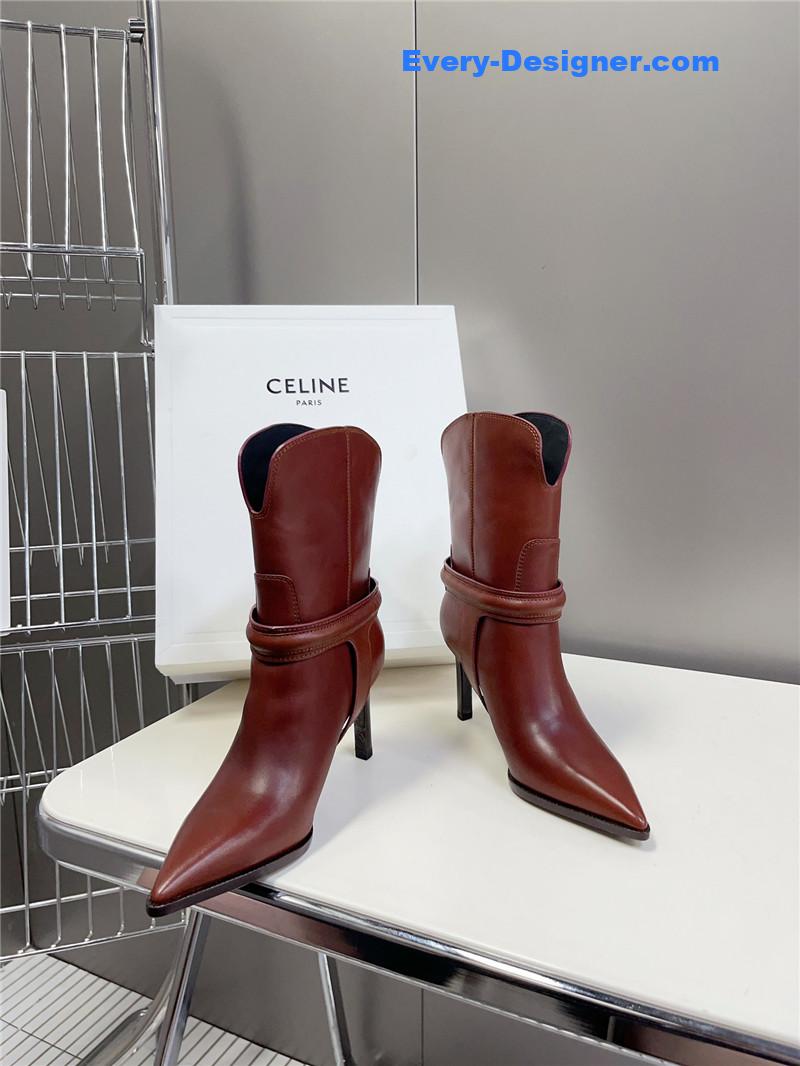 Ce1i*e arc de triomphe pointed ankle boots