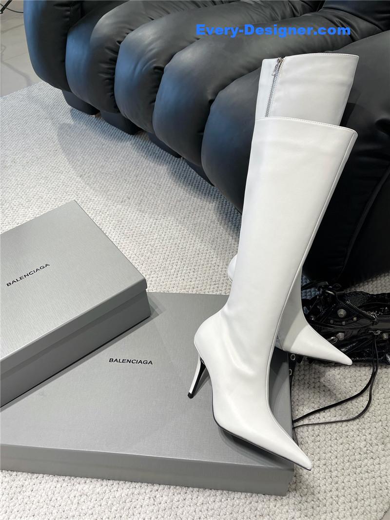 Ba1en*iaga fall/winter zip up heeled boots