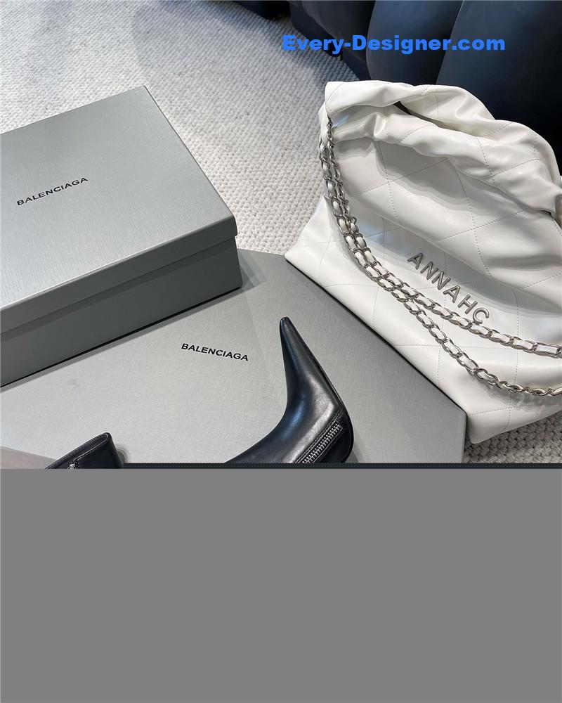Ba1en*iaga fall/winter zip up heeled boots