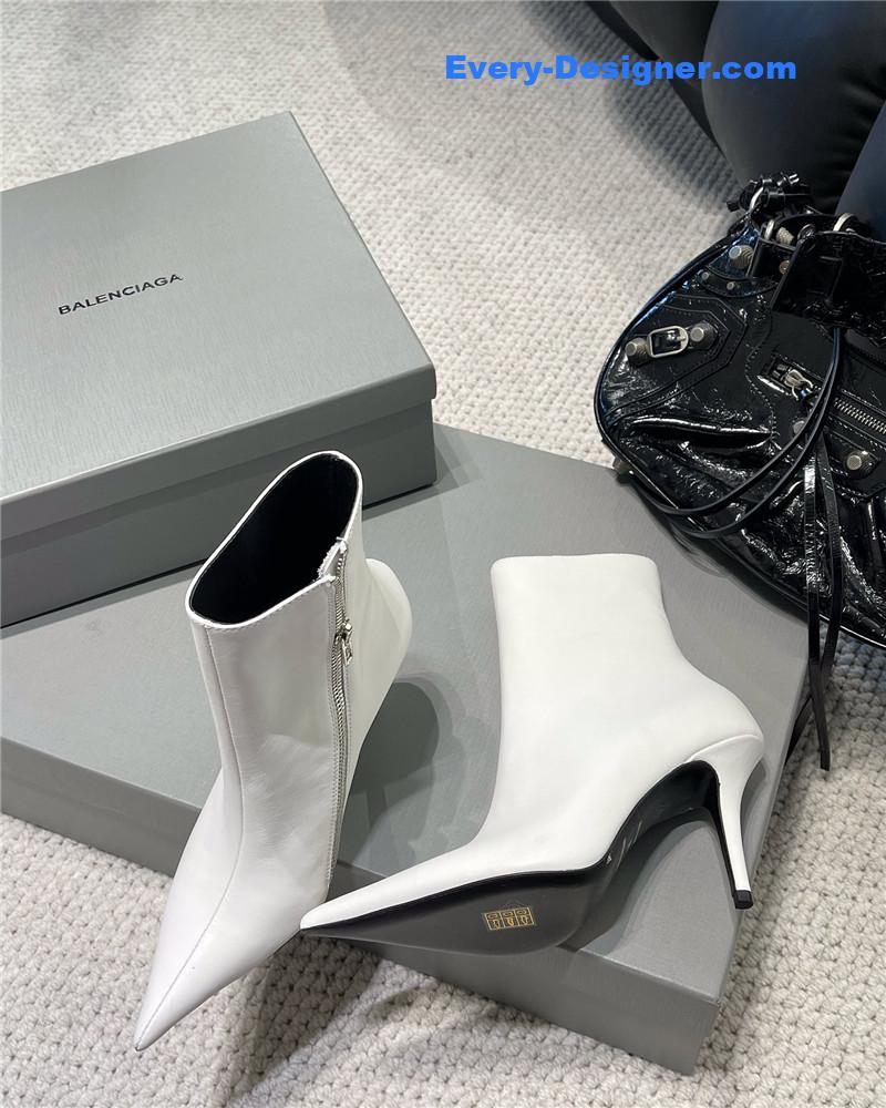 Ba1en*iaga fall/winter zip up heeled boots