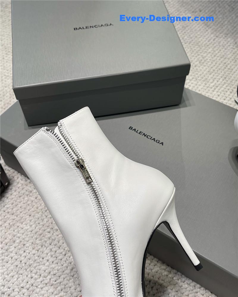 Ba1en*iaga fall/winter zip up heeled boots