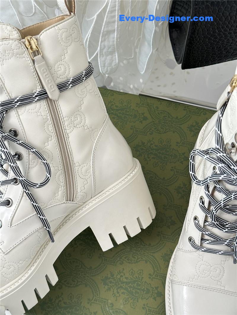 Gvc*1 classic hot style cowhide embossed ankle boots