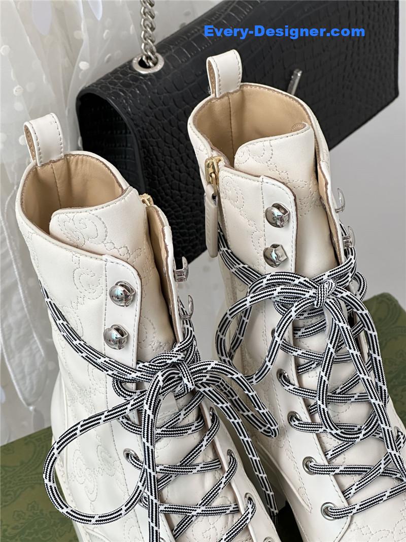 Gvc*1 classic hot style cowhide embossed ankle boots