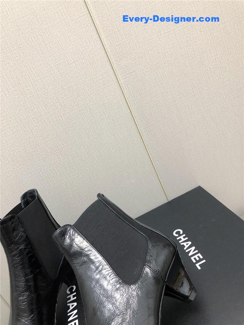 CC classic color block ankle boots
