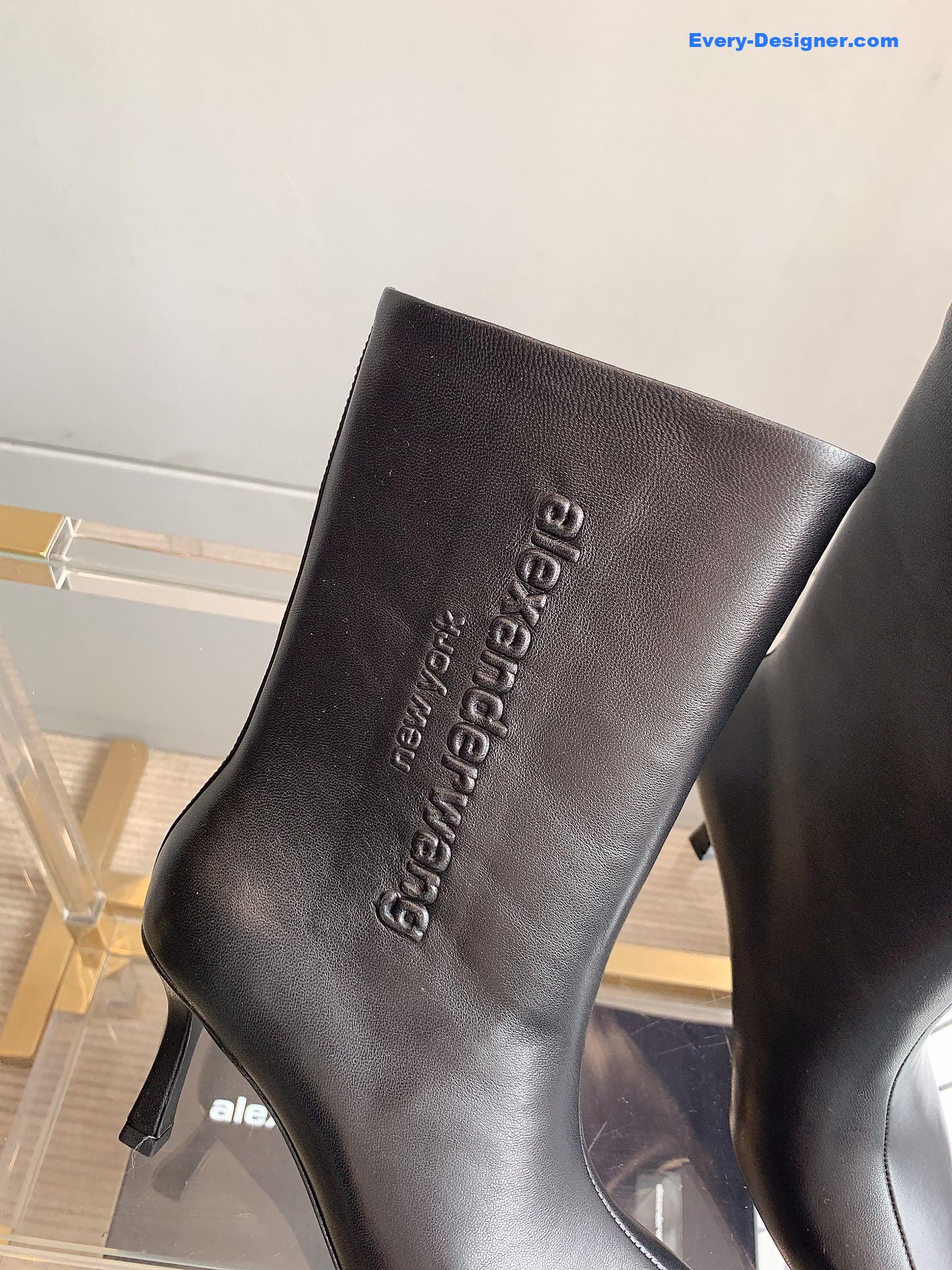 A1exa*der wang new pointed toe high heel ankle boots