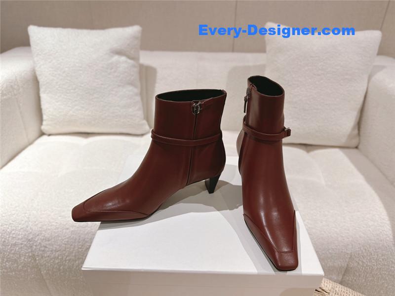 Ce1i*e british pointed toe early autumn ankle boots