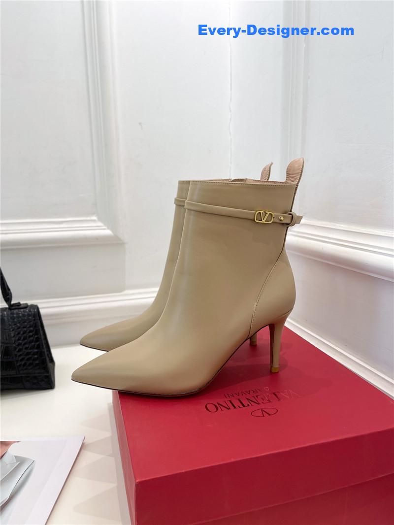 Va1e*ntin0 new high heel nude boots