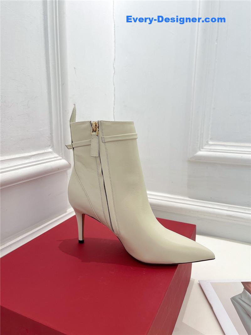 Va1e*ntin0 new high heel nude boots