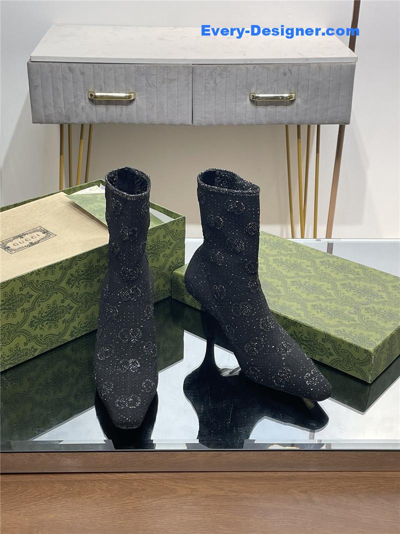 Gvc*1 new gg knitted ankle boots