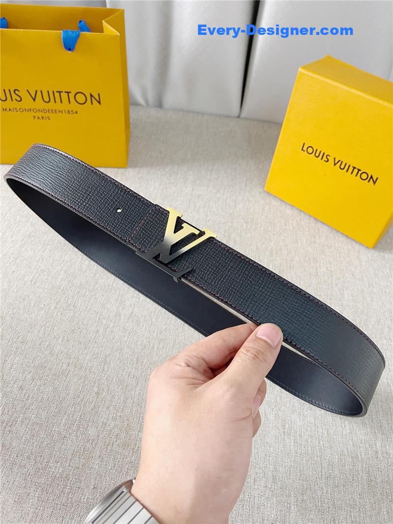 l0vis Vvtt0n lv two-color letter buckle double-sided belt