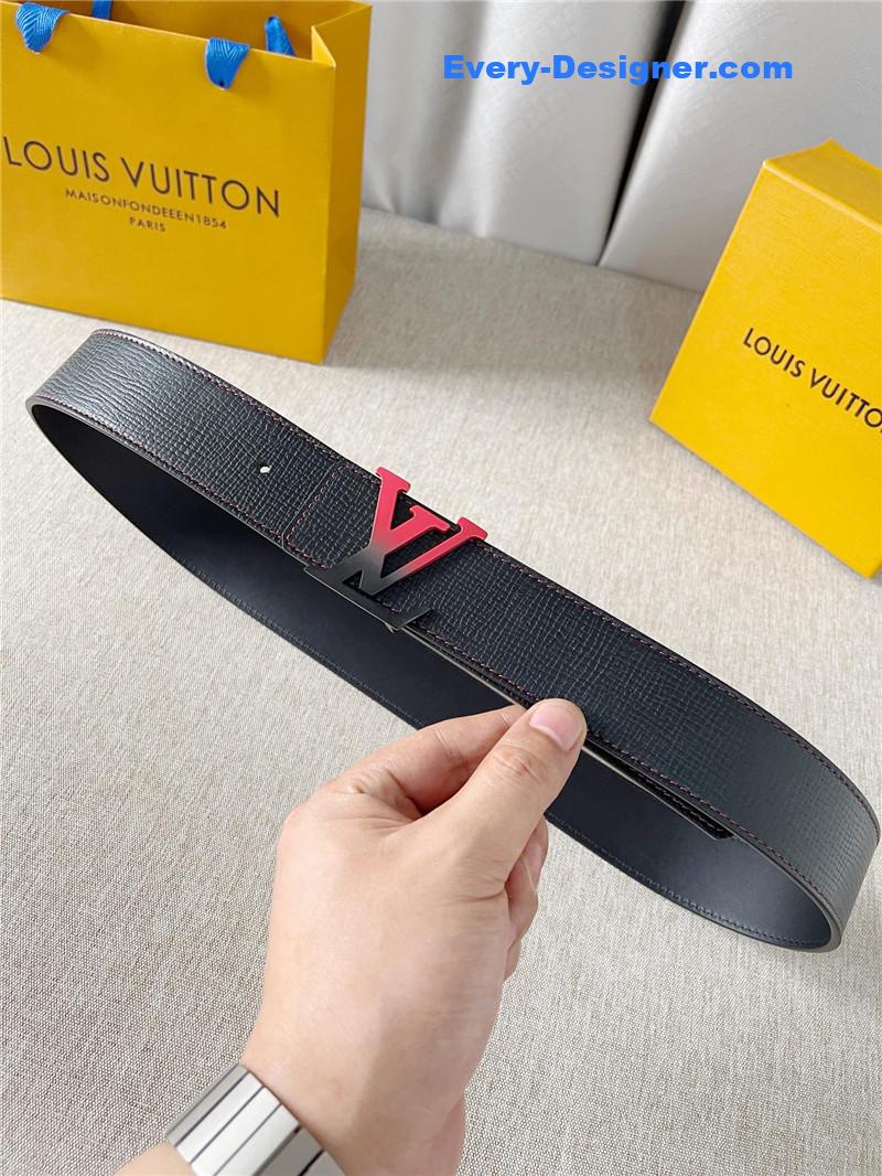 l0vis Vvtt0n lv two-color letter buckle double-sided belt