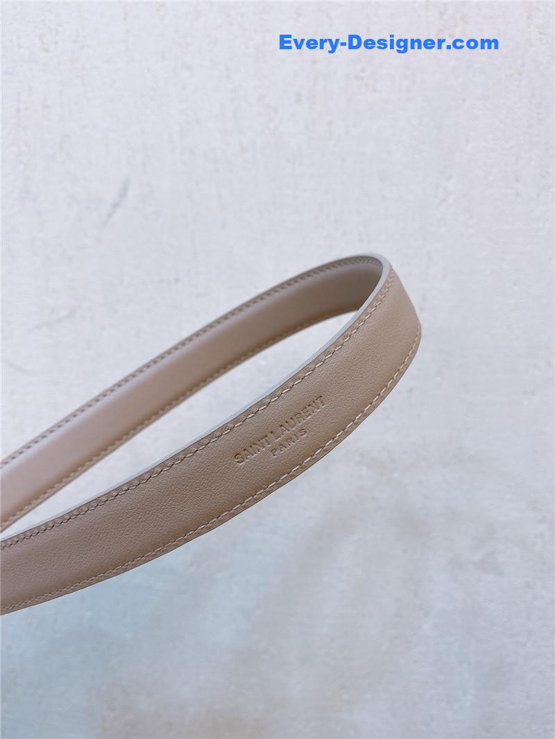 Y51 double buckle narrow belt