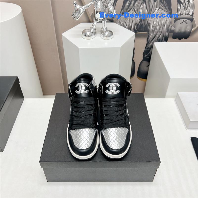 CC joint high top casual shoes